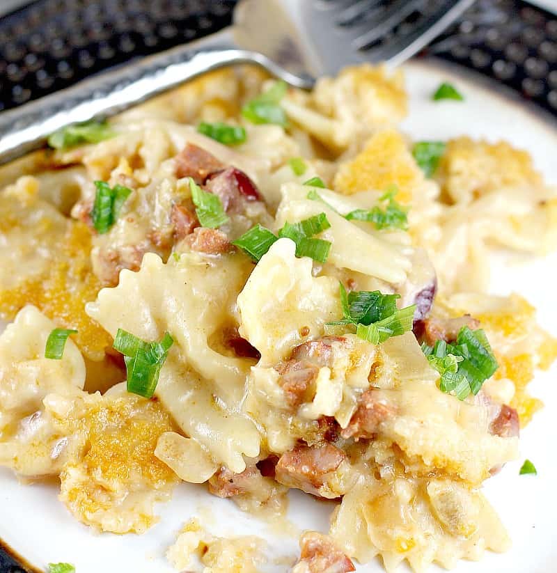 Cranberry Chorizo Macaroni and Cheese