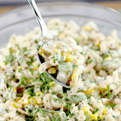 Cajun Maque Choux Macaroni Salad