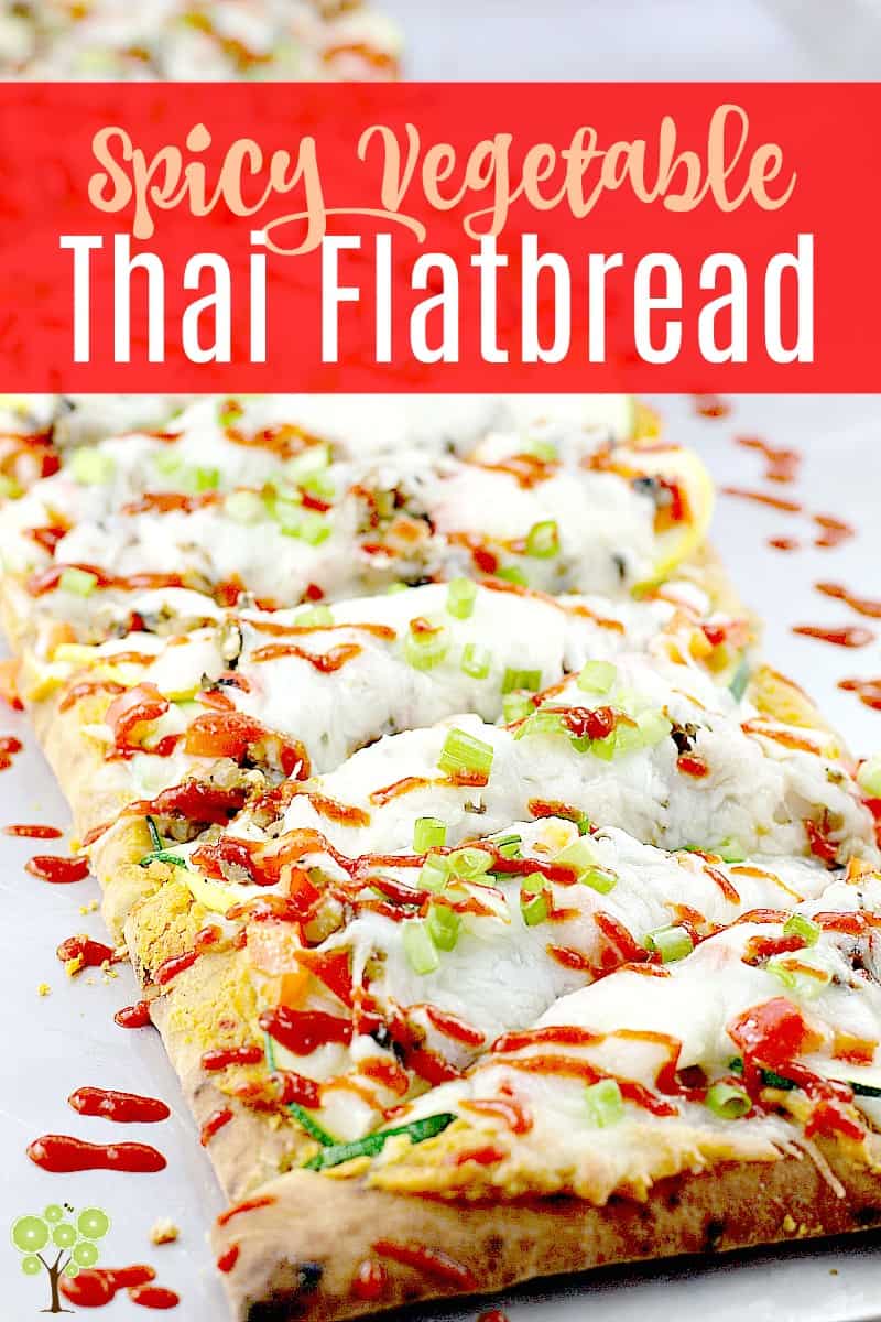 Spicy Vegetable Thai Flatbread