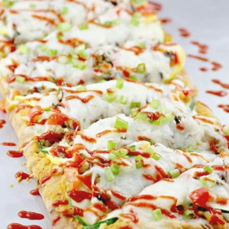 Spicy Vegetable Thai Flatbread