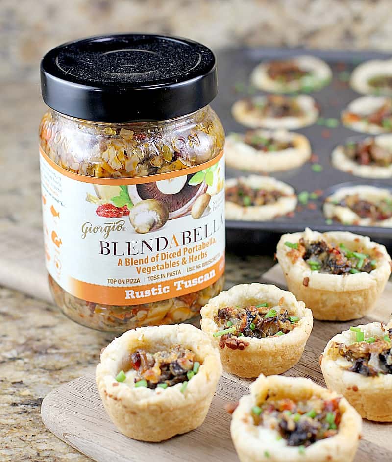 Tuscan Mushroom Ricotta Mini Tarts