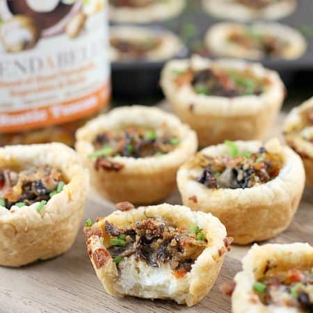 Tuscan Mushroom Ricotta Mini Tarts