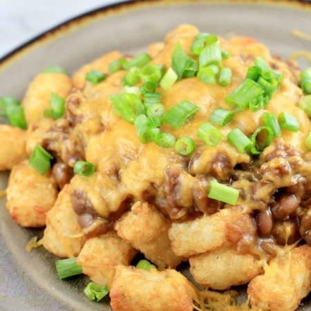 Beer Barbecue Tater Tot Nachos