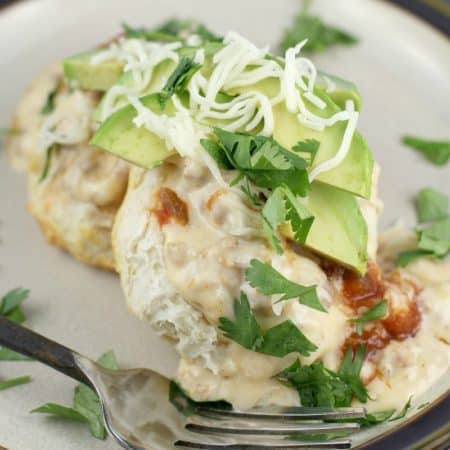Mexican Chorizo Gravy and Biscuits