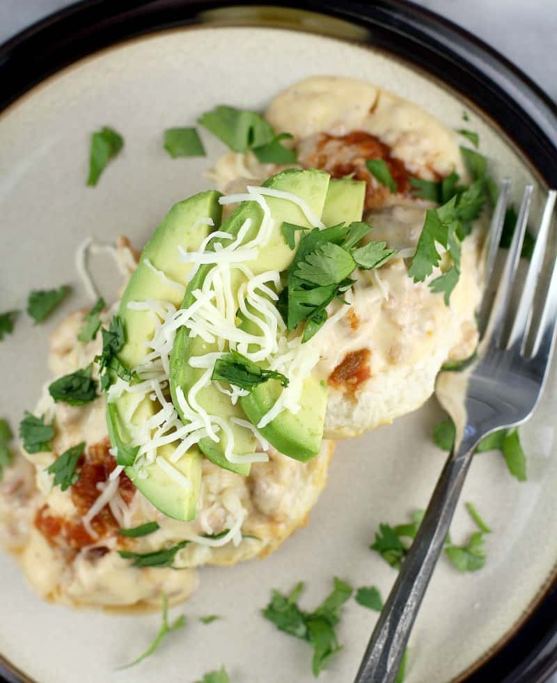 Mexican Chorizo Gravy and Biscuits