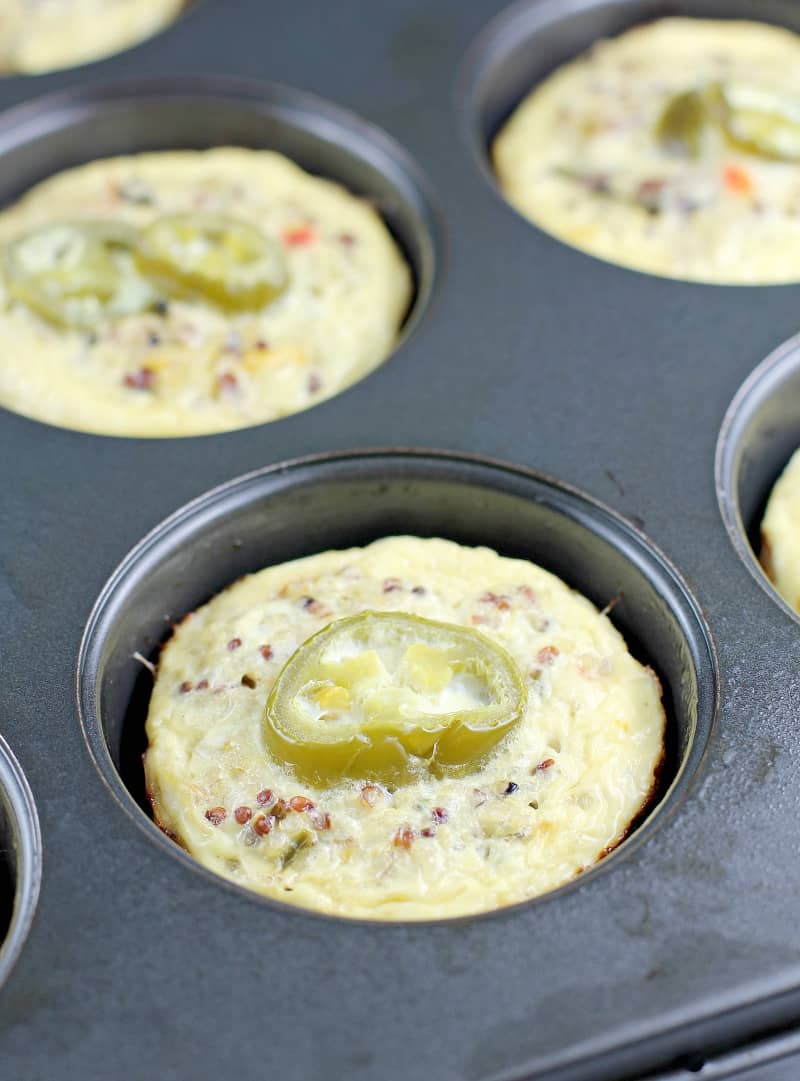 Southwest Black Bean Egg Muffins - Slender Kitchen