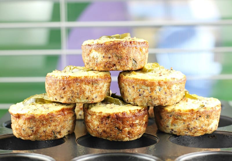 Southwest Quinoa Egg Muffins