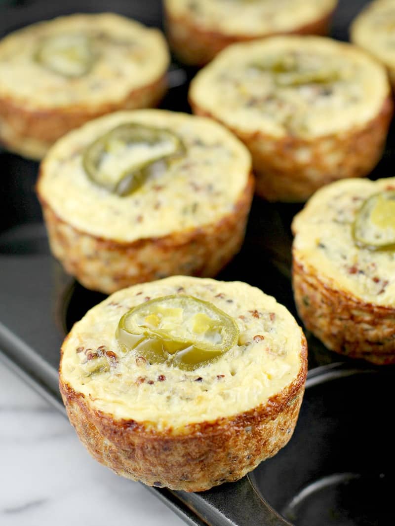 Southwest Quinoa Egg Muffins