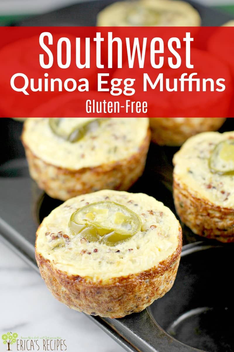 Southwest Quinoa Egg Muffins