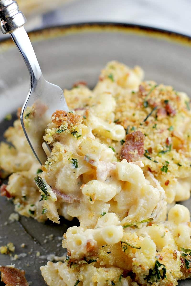 Bacon and Boursin Macaroni and Cheese