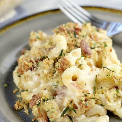 Bacon and Boursin Macaroni and Cheese