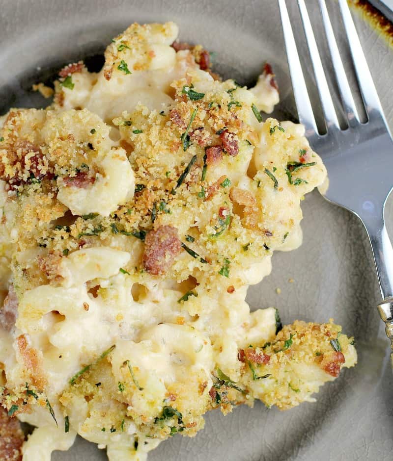 Bacon and Boursin Macaroni and Cheese