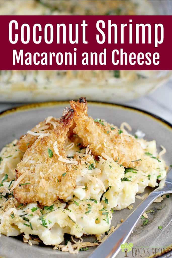 Coconut Shrimp Macaroni and Cheese