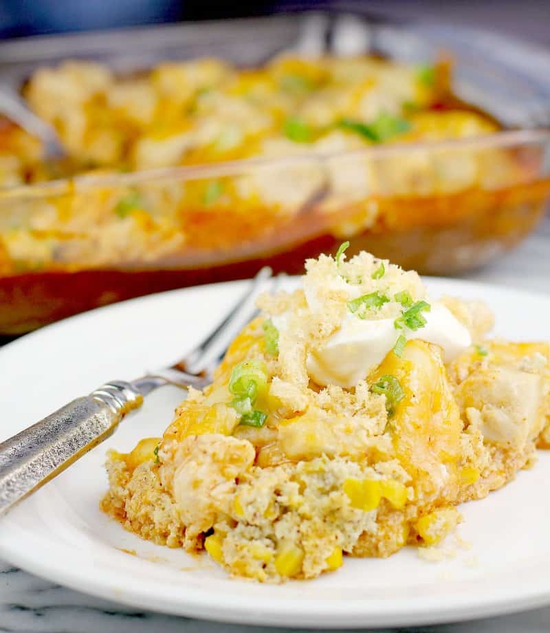 Low Carb Chicken Tamale Casserole from Erica's Recipes