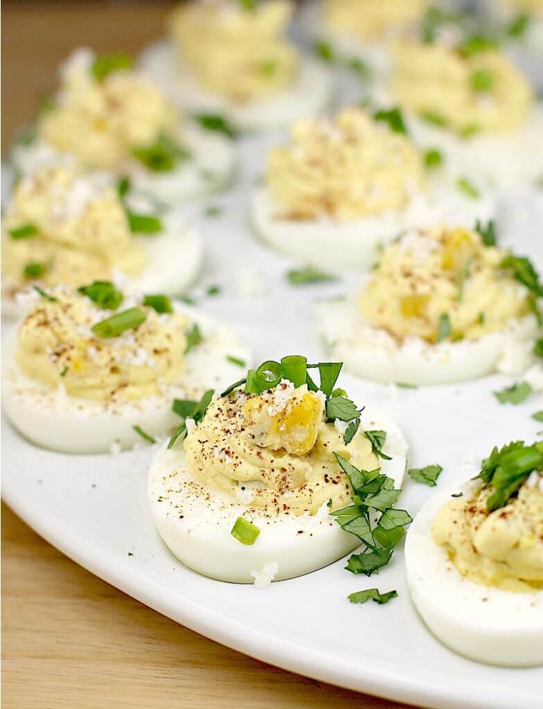 Mexican Street Corn Deviled Eggs – Erica's Recipes Mexican deviled eggs