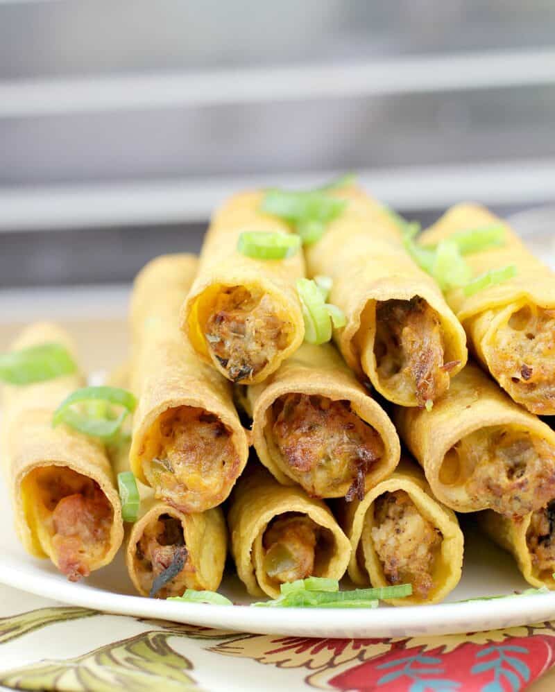 view of taquitos to show filling