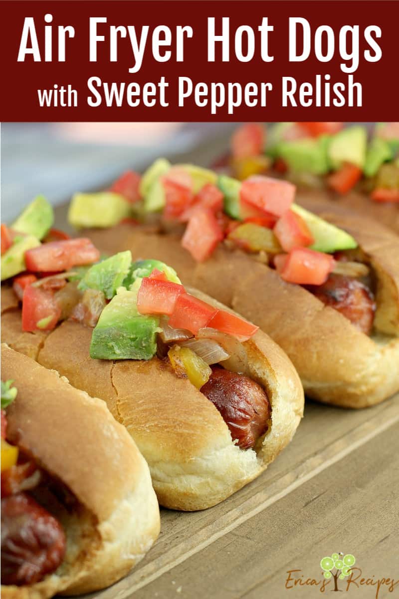 Cheesy Hot Dogs with Pickle-Pepper Relish Recipe