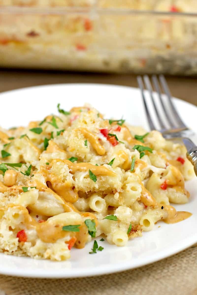 Crab Mac and Cheese – Erica's Recipes – crab cake mac with epic flavor