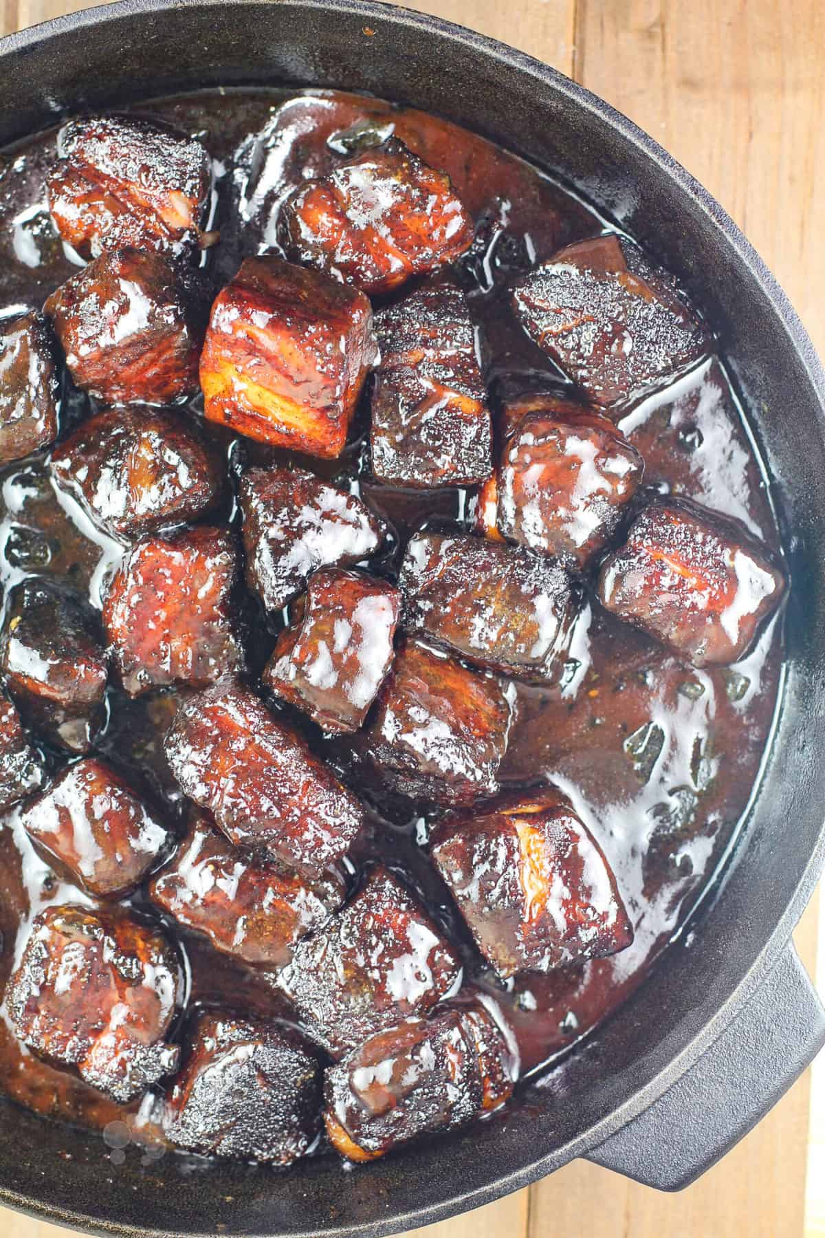 Pork Belly Burnt Ends Erica's Recipes big green egg or electric smoker