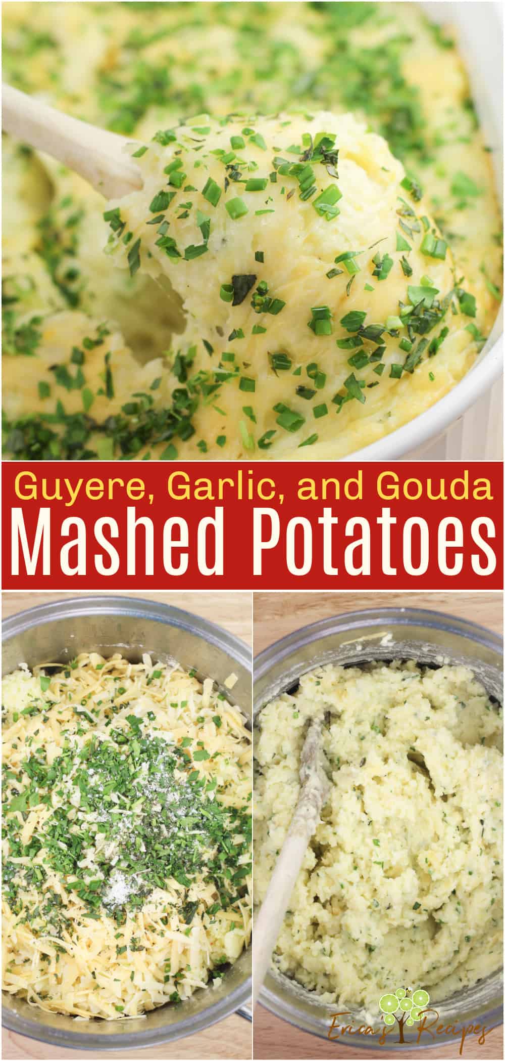 Gruyere, Garlic, and Gouda Mashed Potatoes Erica's Recipes