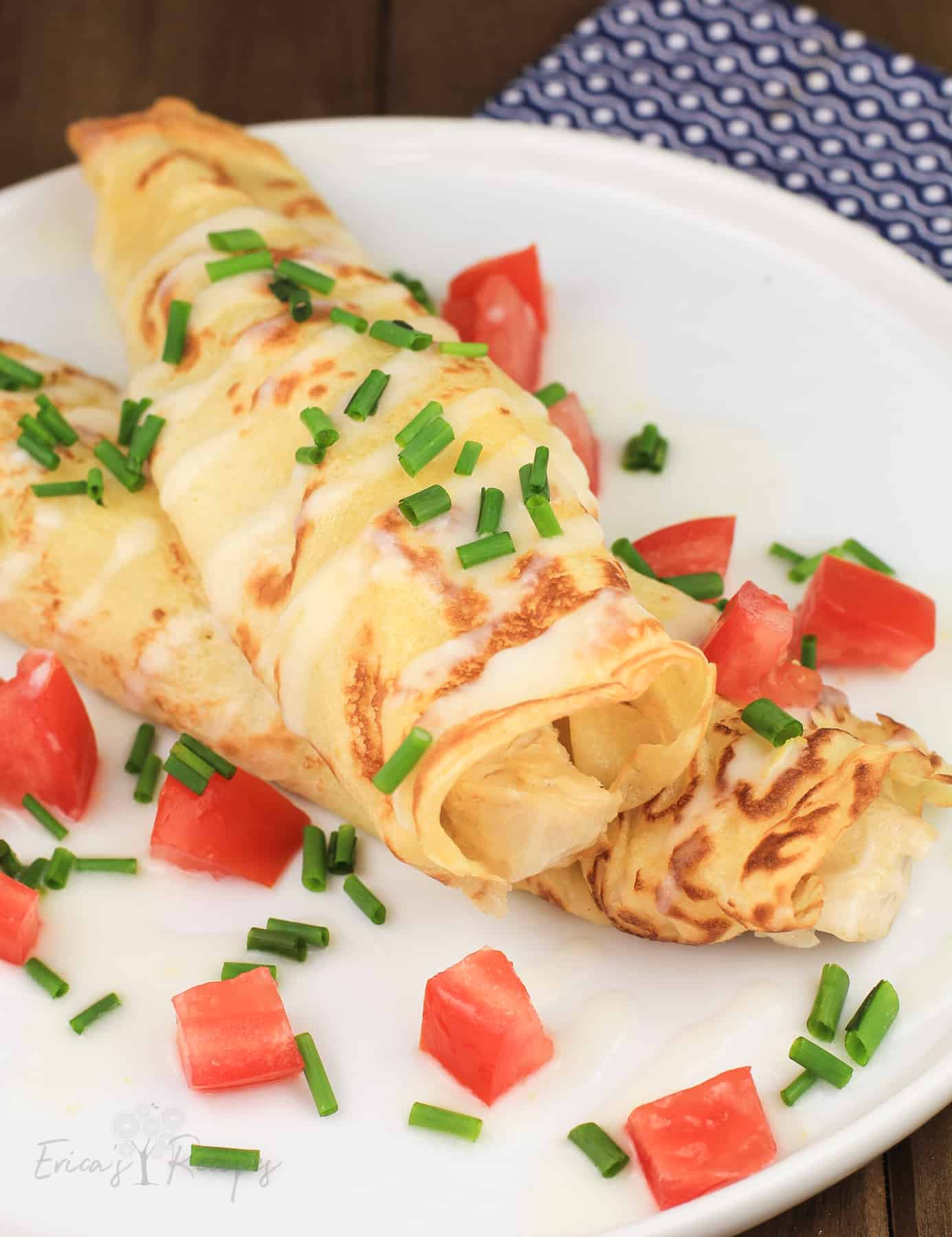 Crepes with Chicken and Potato Erica's Recipes classic French crepes
