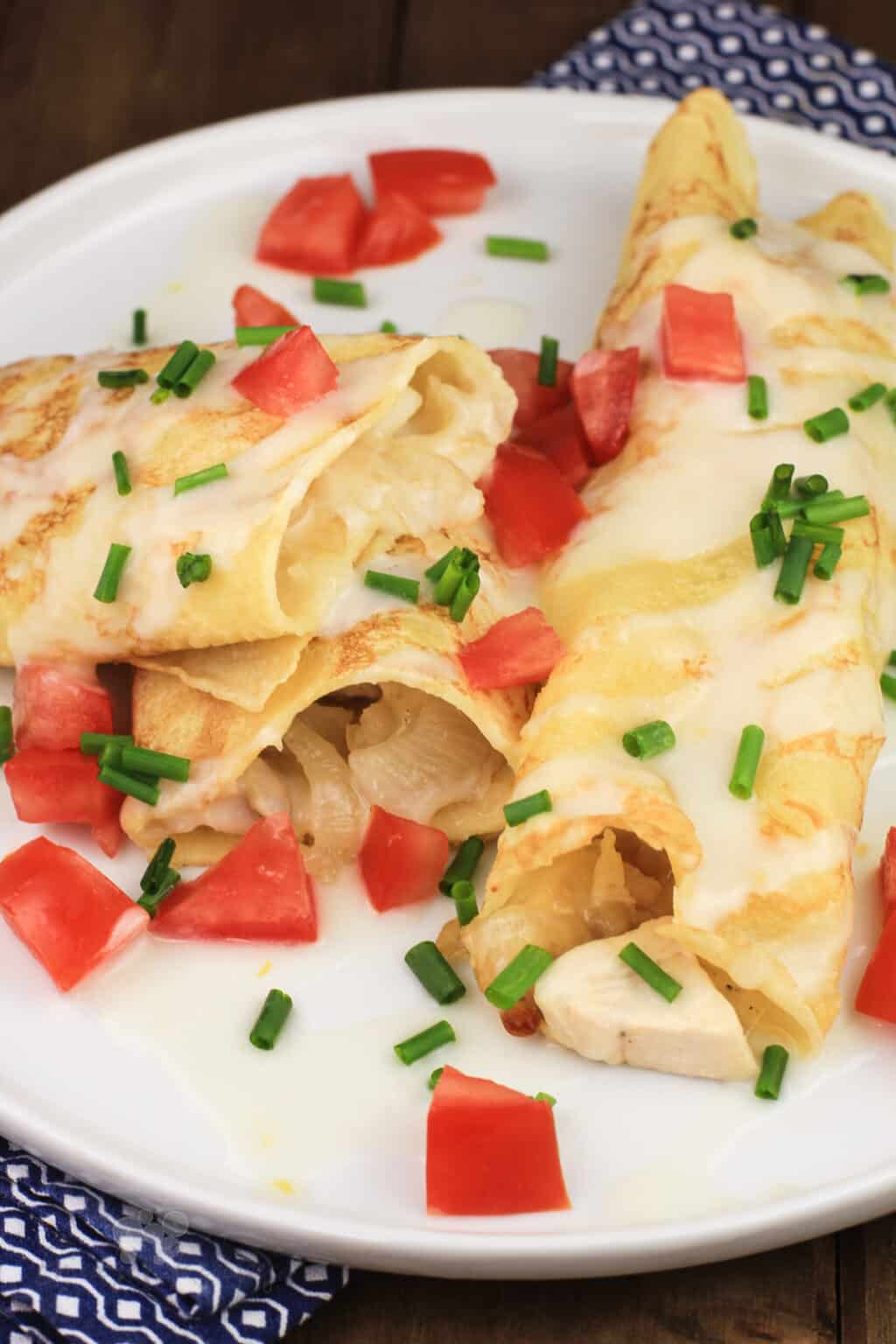 Crepes with Chicken and Potato Erica's Recipes classic French crepes