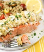 Crab Stuffed Salmon – Erica's Recipes – crab stuffing for salmon