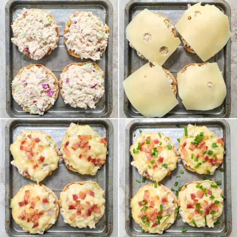 Open Faced Tuna Melt with Bacon Erica's Recipes