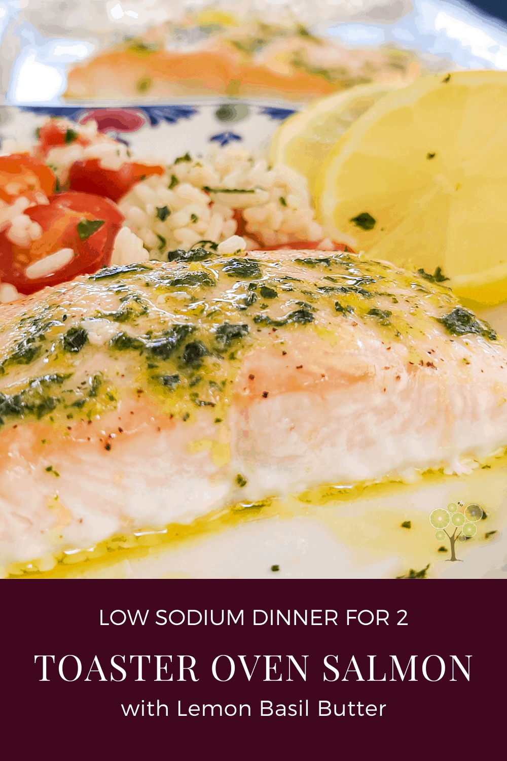 Toaster Oven Salmon with Lemon Basil Butter Erica's Recipes