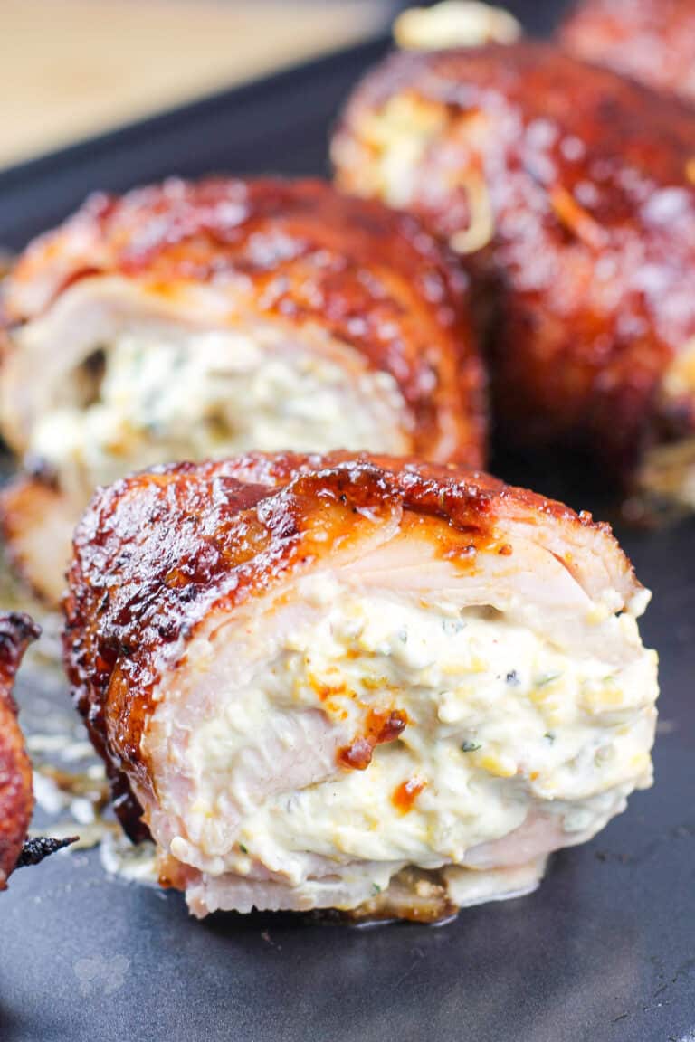 Smoked Jalapeno Stuffed Chicken Bombs Erica's Recipes