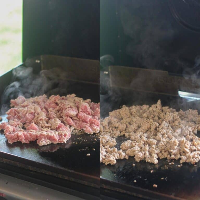 Blackstone Egg Roll in a Bowl Erica's Recipes