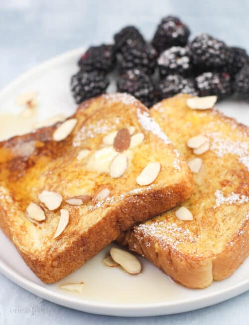 Blackstone French Toast with Amaretto Erica's Recipes