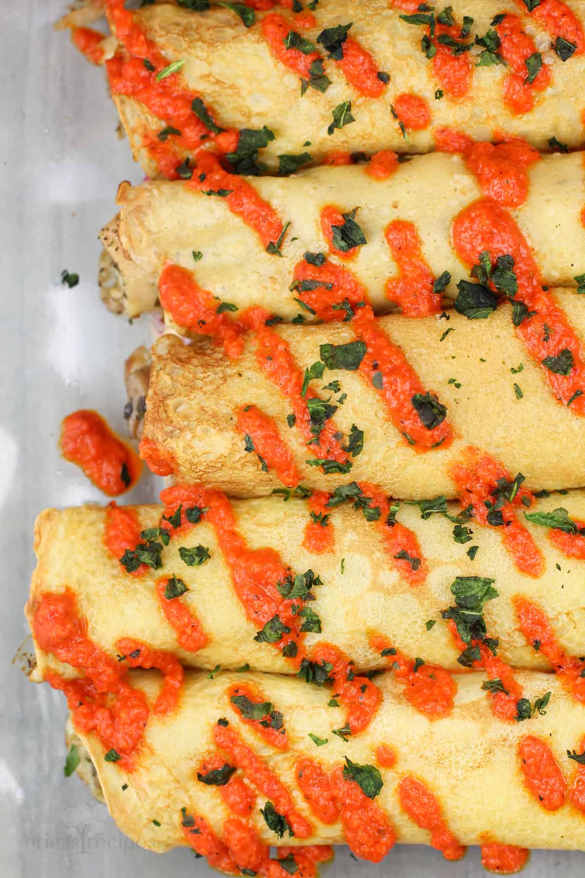 Pesto Chicken Crepes Erica's Recipes