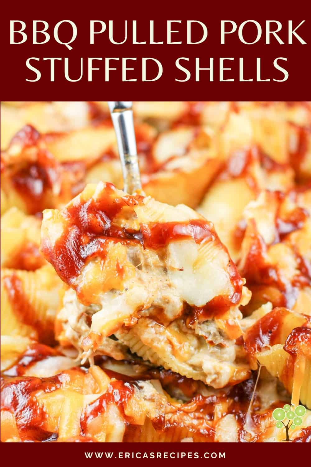 BBQ Pulled Pork Stuffed Shells – Erica's Recipes