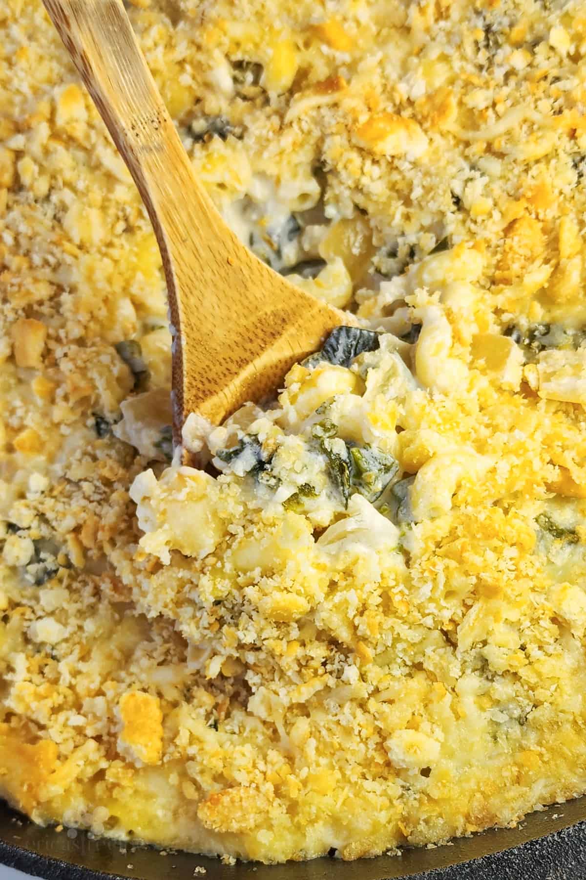 Creamy Poblano Mac and Cheese