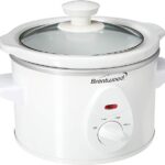 small white slow cooker