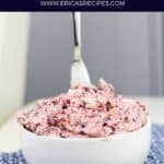 image for pinterest with text overlay recipe title blackberry butter