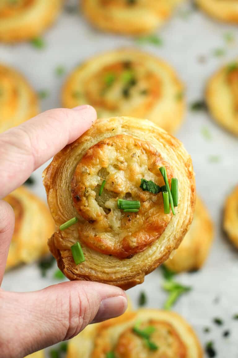 Pesto Puff Pastry Pinwheels Erica's Recipes